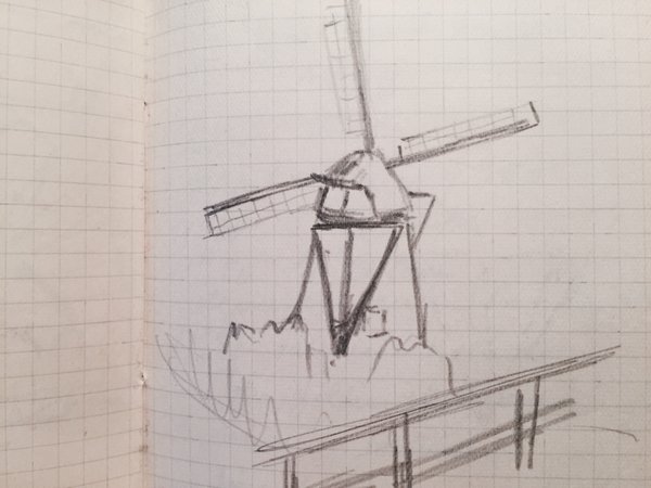 Ce moulin aussi dans un carnet #Madeleineproject https://t.co/hPhEwU7j4H